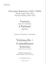 Fantasia I Puritani Duetto For Double Bass and Cello - Soloists Part (Cello and Bass soloists) 