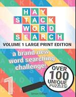 Haystack Word Search - LARGE PRINT edition