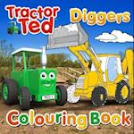 Tractor Ted Colouring Book - Diggers