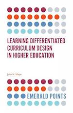 Learning Differentiated Curriculum Design in Higher Education