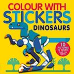 Colour With Stickers: Dinosaurs