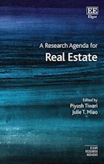 A Research Agenda for Real Estate