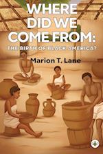 Where Did We Come from: The Birth of Black America?