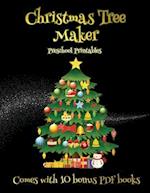 Preschool Printables (Christmas Tree Maker)