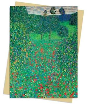 Gustav Klimt: Poppy Field Greeting Card Pack