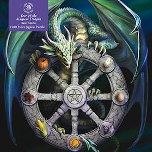 Adult Jigsaw Puzzle Anne Stokes: Wheel of the Year: 1000-Piece Jigsaw Puzzles