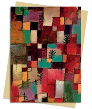 Paul Klee: Redgreen and Violet-Yellow Rythms Greeting Card Pack