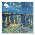 Adult Jigsaw Puzzle Van Gogh: Starry Night Over the Rhone (500 Pieces): 500-Piece Jigsaw Puzzles