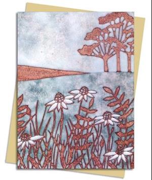 Janine Partington: Copper Foil Meadow Scene Greeting Card Pack