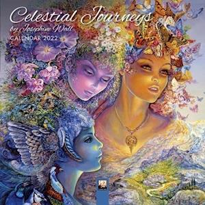 Celestial Journeys by Josephine Wall Mini Wall Calendar 2022 (Art Calendar)