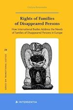 Rights of Families of Disappeared Persons, 26