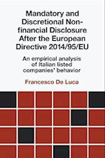 Mandatory and Discretional Non-financial Disclosure After the European Directive 2014/95/EU