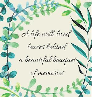 In Loving Memory Condolence Book (Hardback cover)