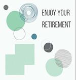 Happy Retirement Guest Book with lined pages (hardback) 