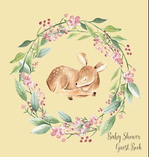 Woodland Baby Shower Guest Book (Hardcover)