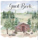 Cabin house guest book (hardback) , comments book, guest book to sign, vacation home, holiday home, visitors comment book 