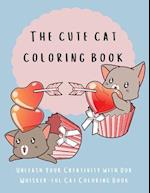 The Cute Cat Coloring Book 