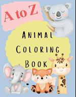 A to Z Animal Coloring Book 