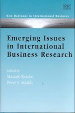 Emerging Issues in International Business Research