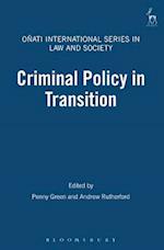 Criminal Policy in Transition
