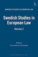 Swedish Studies in European Law - Volume 2