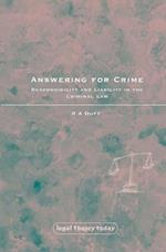 Answering for Crime