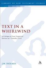 Text in a Whirlwind