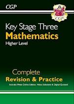 New KS3 Maths Complete Revision & Practice – Higher (includes Online Edition, Videos & Quizzes)