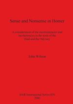 Sense and Nonsense in Homer