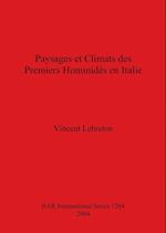 Paysages et Climats des Premiers Hominidés en Italie