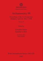 Archaeometry 98, Volume II