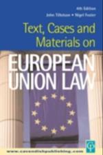Text, Cases and Materials on European Union Law