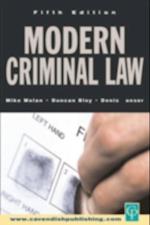 Modern Criminal Law