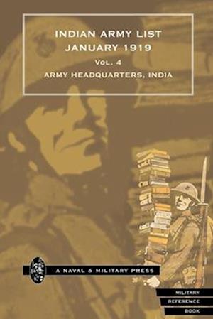 INDIAN ARMY LIST 1919 Volume 4