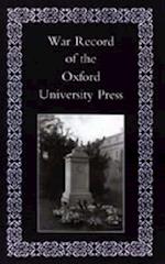 War Record of the University Press, Oxford
