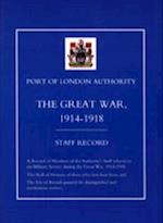 Port of London Authority - The Great War 1914-1918