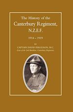 History of the Canterbury Regiment. N.Z.E.F. 1914-1919