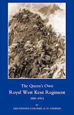 Queen OS Own Royal West Kent Regiment, 1881- 1914