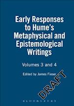 Early Responses to Hume's Metaphysical and Epistemological Writings