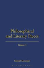 Philosophical and Literary Pieces