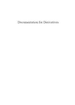 DOCUMENTATION FOR DERIVATIVES, 4TH EDITION, VOLUME 1