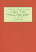 The Index of Middle English Prose
