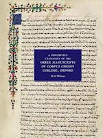 A Descriptive Catalogue of the Greek Manuscripts of Corpus Christi College, Oxford