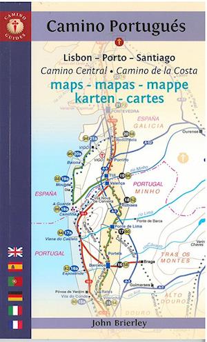 Camino Portugues, Camino Central - Camino de la Costa Maps: Lisboa - Porto - Santiago