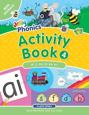 Jolly Phonics Activity Book 4 (in Print Letters)