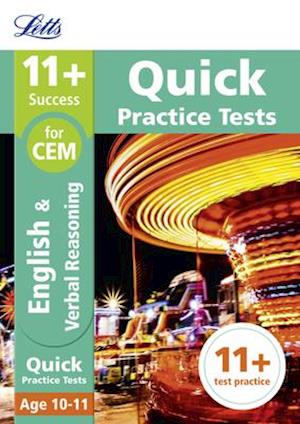 11+ Verbal Reasoning Quick Practice Tests Age 10-11 (Year 6)