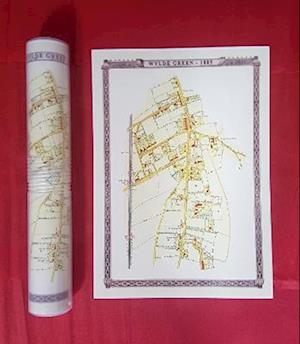 Wylde Green 1885 - Old Map Supplied Rolled in a Clear Two Part Screw Presentation Tube - Print Size 45cm x 32cm