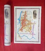 Tamworth 1885 - Old Map Supplied Rolled in a Clear Two Part Screw Presentation Tube - Print Size 45cm x 32cm