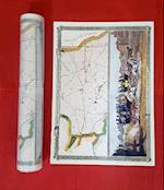 Salford Bridge to Erdington Coach Toll Road 1833 - Old Map Supplied Rolled in a Clear Two Part Screw Presentation Tube - Print Size 45cm x 32cm
