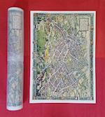 A Picture Map of Birmingham 1730 - Old Map Supplied Rolled in a Clear Two Part Screw Presentation Tube -- Print Size 45cm x 32cm